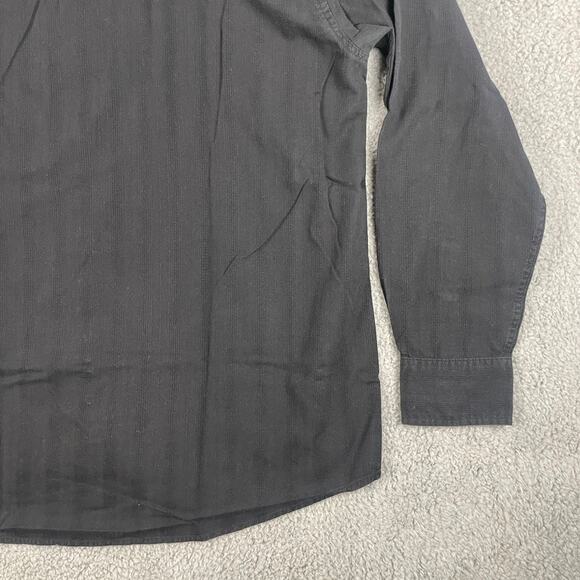 Avirex Men's XL Black Embroidered Cotton Polyester Long Sleeve Button Up Shirt - Picture 14 of 15